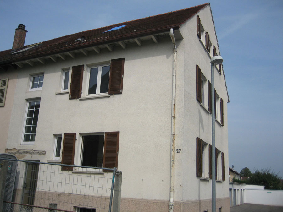 Vor Renovierung